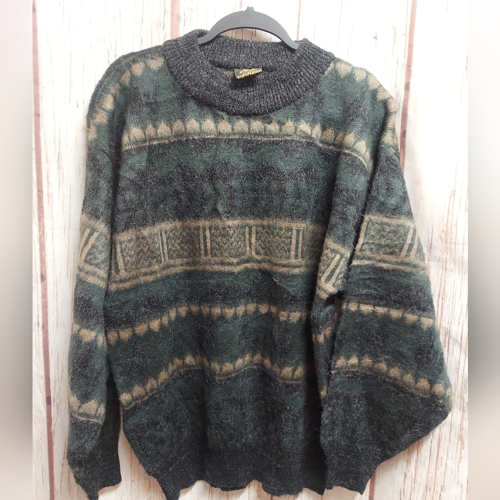 Vintage Tejidos Ruminahui Vintage Wool Patterned … - image 3